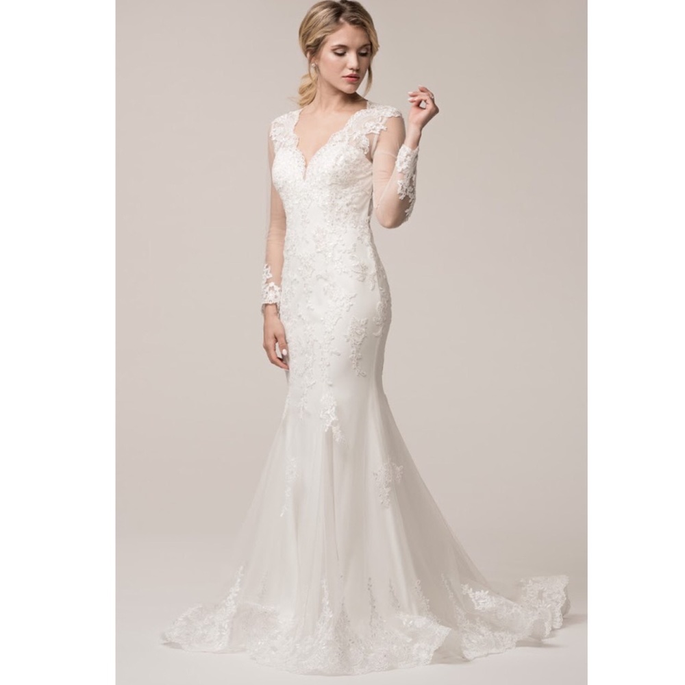 🆕NWT BRIDAL White Wedding Dress with Mermaid tail